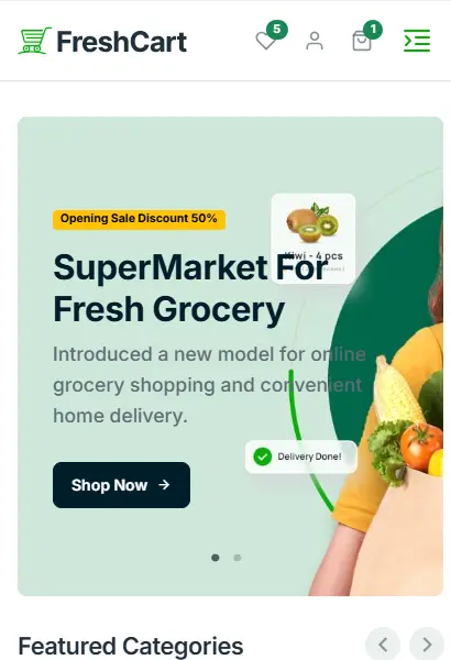 Slika fresh cart web shopa